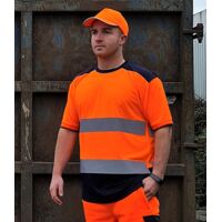 Yoko Hi-Vis Two Tone T-Shirt Thumbnail
