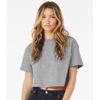 Bella Ladies Jersey Cropped T-Shirt Thumbnail
