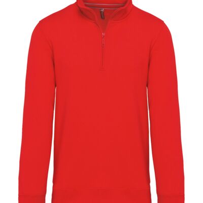 Kariban Zip Neck Sweatshirt Thumbnail