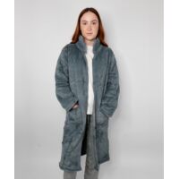 Luxury eskimo faux fur zipped gown Thumbnail