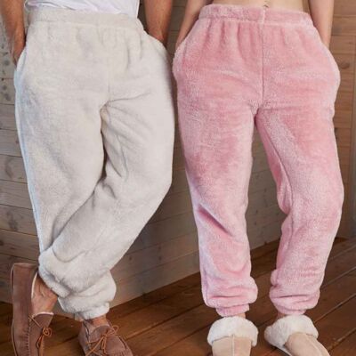 Brand Lab Unisex Fluffy Fleece Joggers Thumbnail