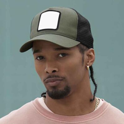 Beechfield Appliqué Patch 5 Panel Trucker Cap Thumbnail