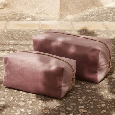 Velvet toiletry/accessory case Thumbnail