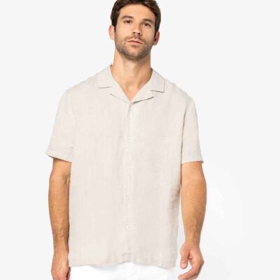 Spasso Short Sleeve Linen Shirt Thumbnail