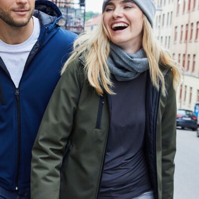 Ladies Padded Softshell Hoody Thumbnail