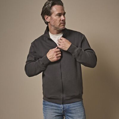 Full-zip sweat cardigan (5440) Thumbnail