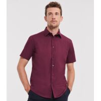 Russell Collection Short Sleeve Easy Care Fitted Shirt Thumbnail