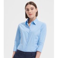 SOL'S Ladies Effect 3/4 Sleeve Fitted Shirt Thumbnail