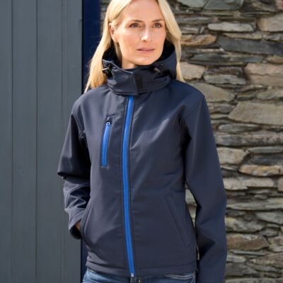 Result Core Ladies Hooded Soft Shell Jacket Thumbnail