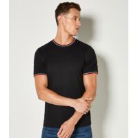 Kustom Kit Fashion Fit Tipped T-Shirt Thumbnail