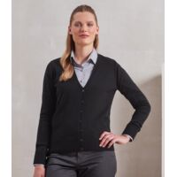 Premier Ladies Essential Acrylic V Neck Cardigan Thumbnail
