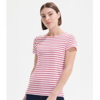 SOL'S Ladies Miles Striped T-Shirt Thumbnail