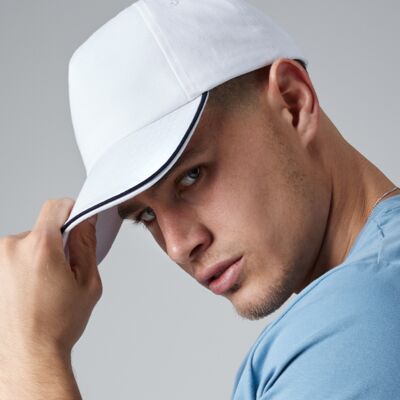 Beechfield Authentic Piped 5 Panel Cap Thumbnail
