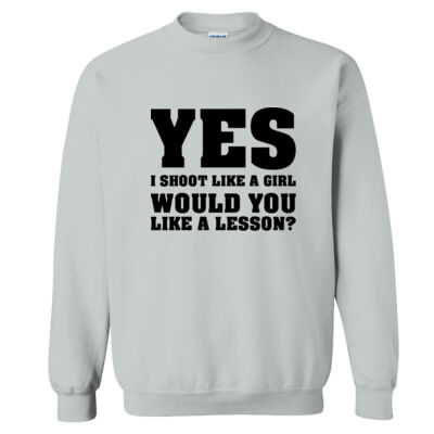 Yes I shoot like a girl! Sweat Thumbnail