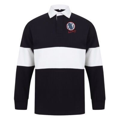 Exe Hockey striped long sleeve rugby top Thumbnail