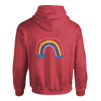 Adults home schooling hoody - drawing to rear  Thumbnail